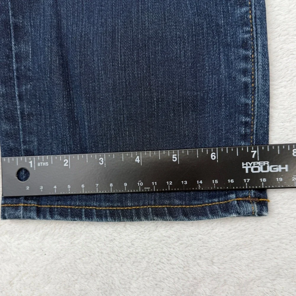 True Religion Rocco Slim Jeans Mens 33x34.5  Dark Wash Denim Stretch Made in USA